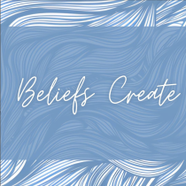 White cursive text reading Somatic Release Breathwork is centered on a blue background with wavy, abstract white lines.