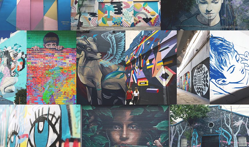 Colorful Buenos Aires street art featured in a virtual tour and sketch workshop