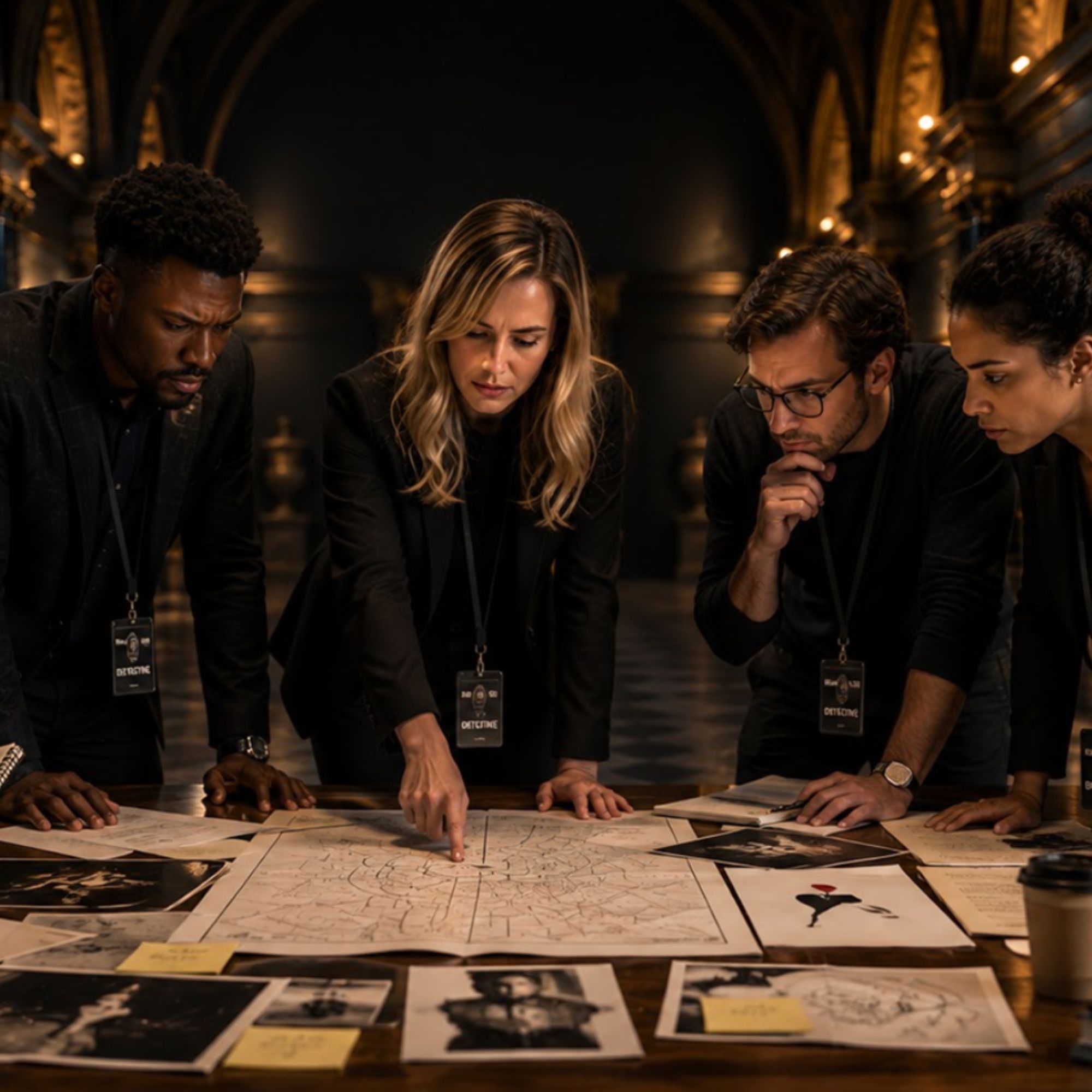 ARTSCAPE virtual art escape game featuring art mysteries and collaborative team challenges